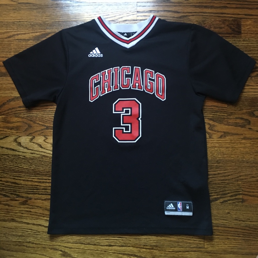 adidas Dwayne Wade Chicago Bulls Pride Jersey EUC